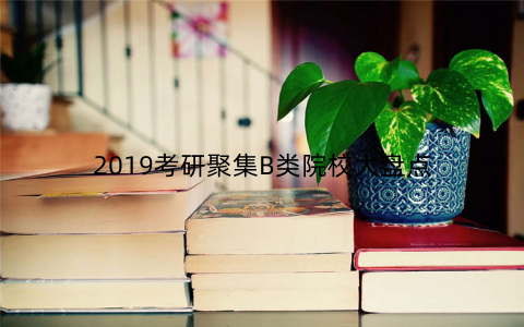 2019考研聚集B类院校大盘点