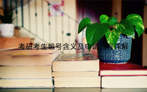 考研考生编号含义及申请流程详解