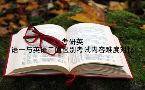 考研英语一与英语二的区别考试内容难度对比