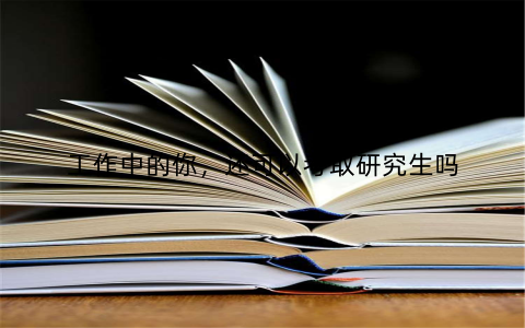 工作中的你,还可以考取研究生吗