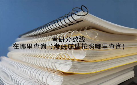 考研分数线在哪里查询（考研成绩按照哪里查询)