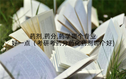 药剂,药分,药学哪个专业好一点（考研考药分药化药剂哪个好)