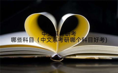 中文系考研考哪些科目（中文系考研哪个科目好考)