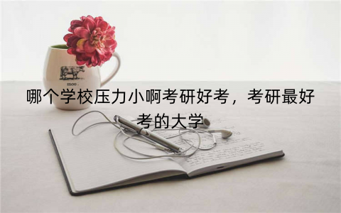 哪个学校压力小啊考研好考，考研最好考的大学