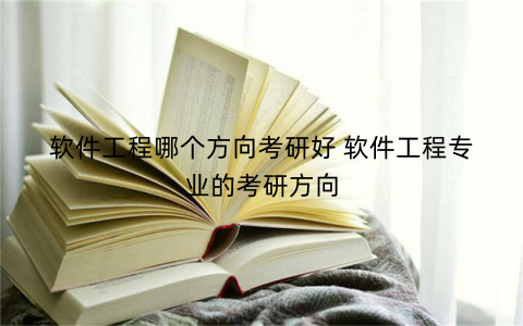 软件工程哪个方向考研好 软件工程专业的考研方向