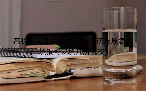 高校排名怎么填啊考研(考研志愿怎么填报可以填几所院校)
