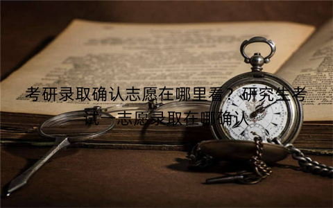 考研录取确认志愿在哪里看?研究生考试一志愿录取在哪确认