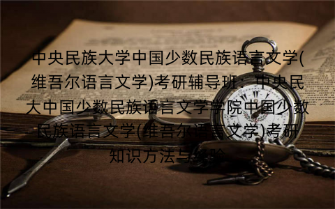中央民族大学中国少数民族语言文学(维吾尔语言文学)考研辅导班：中央民大中国少数民族语言文学学院中国少数民族语言文学(维吾尔语言文学)考研知识方法与经验